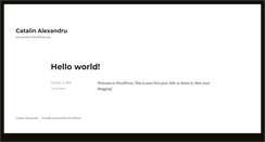 Desktop Screenshot of catalinalexandru.com